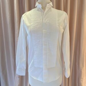 dobell Young Men's White Tuxedo Shirt NWT